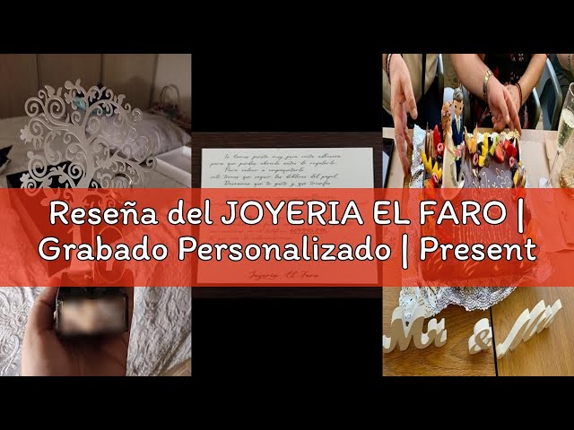 Vídeo relacionado con JOYERIA EL FARO | Copas de vino personalizadas | Estuche premium incluido | Brinda y celebra el amor (Infinito)