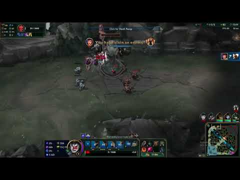 Garen vs Pantheon - Epic Insane Game!