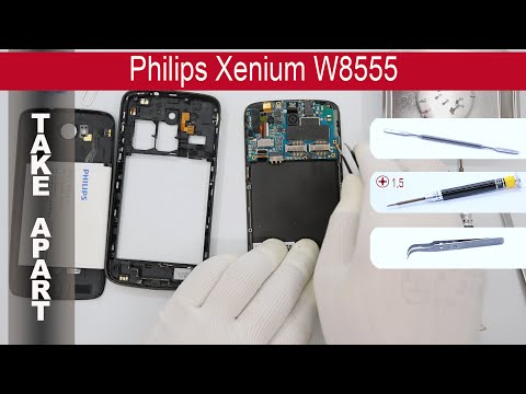 Wie kann man 📱 Philips Xenium W8555 zerlegen