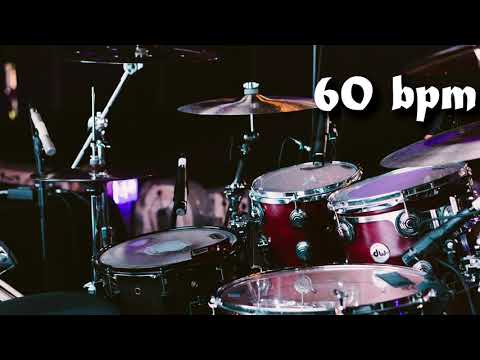 60 Bpm Drum Track Batería - Straight Beat Eighth Notes