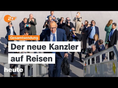 heute 19:00 Uhr vom 07.05.2025: Merz' Antrittsbesuche, Warten auf weißen Rauch, Kaschmir-Konflikt