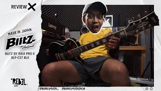 Video thumbnail for Blitz by Aria Pro II BLP-CST BLk #JAPANMARKET by REBEL MUSIK