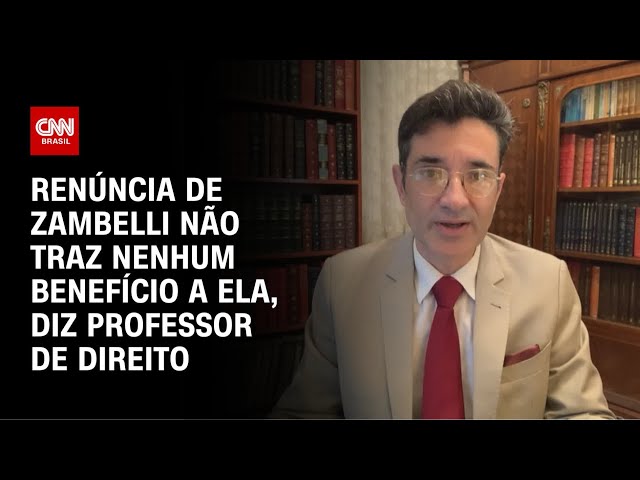 Especialista: Renúncia de Zambelli não traz nenhum benefício a ela | AGORA CNN