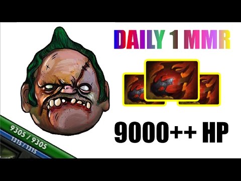 DAILY 1 MMR #1 - PUDGE 9000++ HP?? | Dota 2