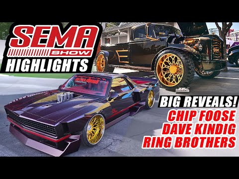 SEMA 2025 HIGHLIGHTS | Chip Foose , Dave Kindig, Crazy Builds & Reveals! Worlds Biggest Car Show