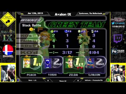 Avalon IX - Norm + L.K. Vs ImDrawn + ProsmasherTim - SSBM Doubles Bracket Winners R2