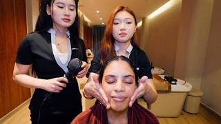 ASMR: 4-Hand Vietnamese Barbershop Full Service Massage | VVIP Wudi Sp