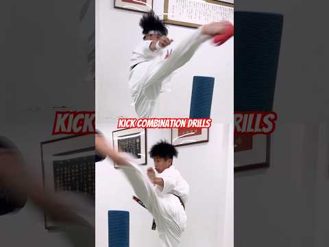 【Kick Combination Drills】 #大谷道場 #空手 #karate #karatekid #martialarts #shorts