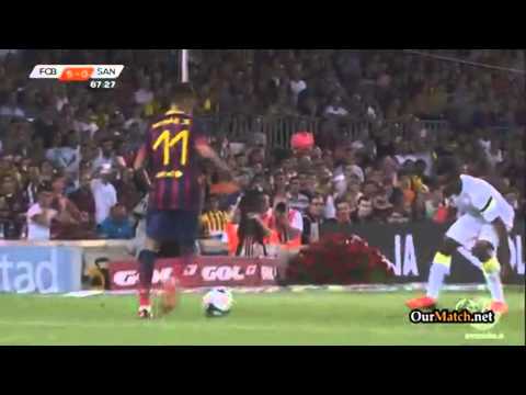 BARCELONA 8X0 SANTOS -Locutor espanhol humilha Santos.