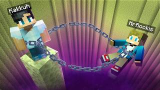 Voiko Minecraftin läpäistä KÖYTETTYNÄ TOISIIMME..? w/ MrRockis