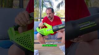 Cordless Leaf Blower: Corvette Drying Power Test! #shorts