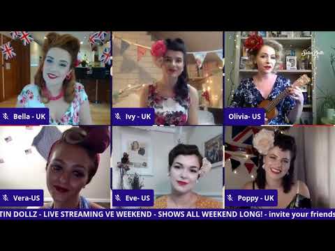SATIN DOLLZ LIVE STREAM: Afternoon Tea & Tunes with the UK & US Satin Dollz