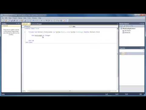 Learn Visual Basic - #31 - Get Text Length