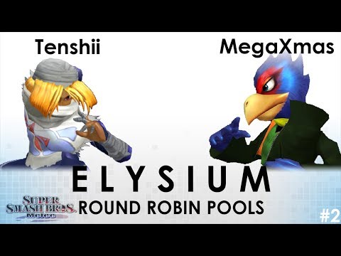 Elysium #2 - Tenshii (Sheik) VS Top Shelf | MegaXmas (Falco) - Round Robin - Pool 4