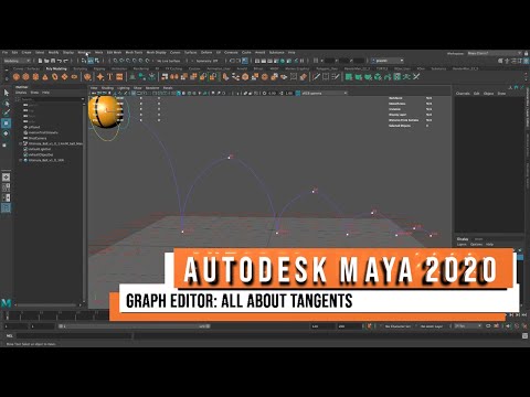Autodesk Maya 2020 - Graph Editor: All About Tangents