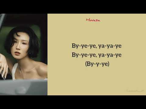 Hwasa (화사) – Good Goodbye Romanized Lyrics | 화사 굿굿바이 가사 #안혜진 #화사 
