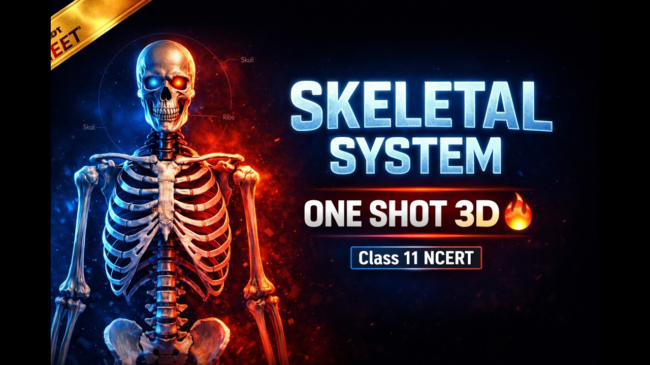 CBSE Class 11 Biology || Skeletal System
