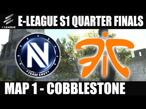 Team EnVyUs vs Fnatic | Quarter Final Map 1 (Cobblestone) E-LEAGUE (23.07.2016) [CSGO]