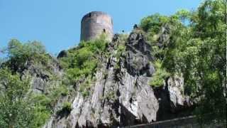preview picture of video 'Luksemburg, Esch-sur-Sûre, zamek i okolice'