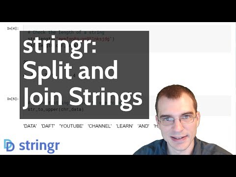Stringr Split And Join Strings
