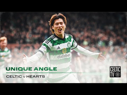 Unique Angle | Celtic 3-0 Hearts | Watch Kyogo's brilliant double & O'Riley's top corner pen!