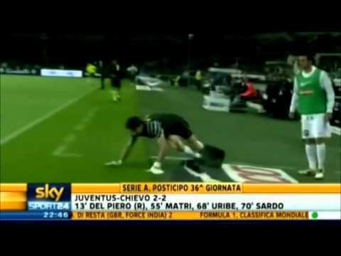 juventus - chievo 2-2 Gigi Buffon urla a Uribe