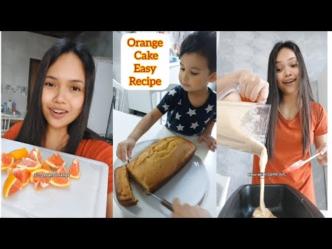 ORANGE CAKE EASY RECIPE | EBYGAIL SAN JOAQUIN