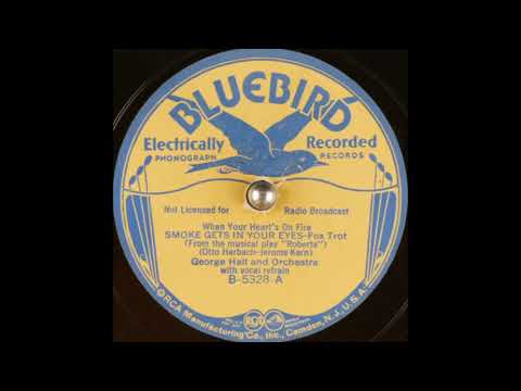 George Hall & his orchestra - Smoke Gets in Your Eyes (1934)