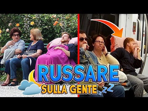 RUSSARE sulla GENTE *SCHERZO IN PIGIAMA*