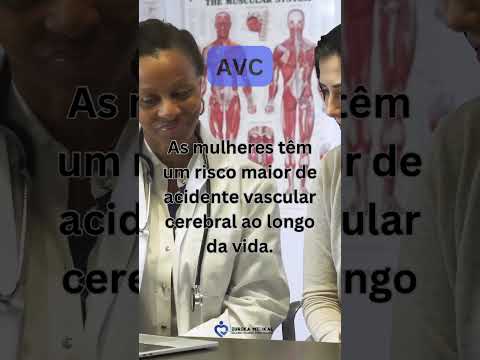Acidente Vascular Cerebral em Mulheres: você sabia?! #acidentevascularcerebral #avc #cardiologia