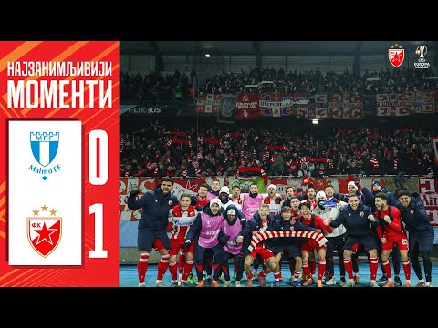 Малме - Црвена звезда 0:1, најбољи моменти
