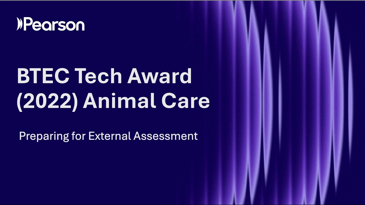 BTEC Tech Award (2022) in Animal Care: Preparing for External Assessment