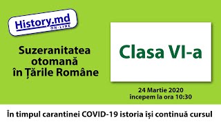 Suzeranitatea otomană în Țările Române.