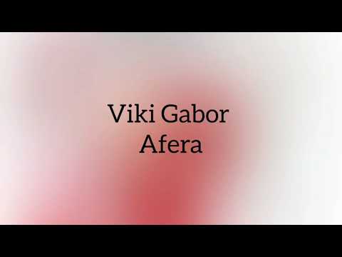 Viki Gabor - Afera (Tekst/Letra)