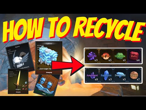 How To Recycle in The Forge Roblox