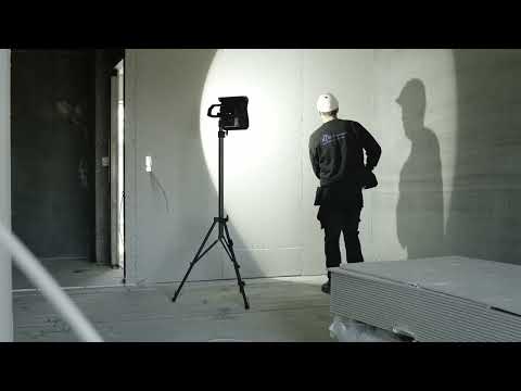 Akumuliatorinis darbo prožektorius Scangrip Nova 10 Connect, 10000 lm, IP65, 18/20 V video