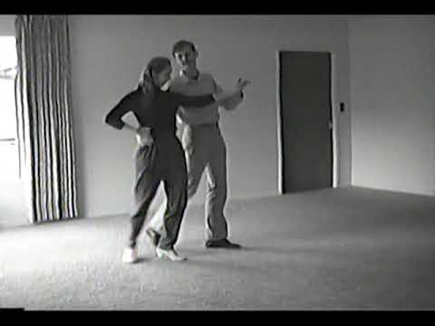 Castle Schottische. Speakeasy Ragtime Vintage Dance. Christine + Peter. Seattle, 1989