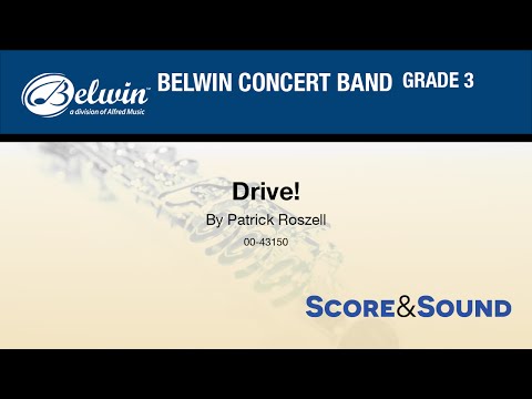 Drive!, arr. Patrick Roszell - Score & Sound
