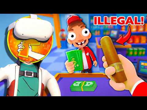 Selling Illegal Items to my Customers in VR!