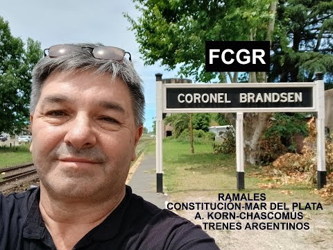 Estación Coronel Brandsen FCGR Año 1865 Ramal Constitución a Mar del Plata y A. Korn a Chascomús