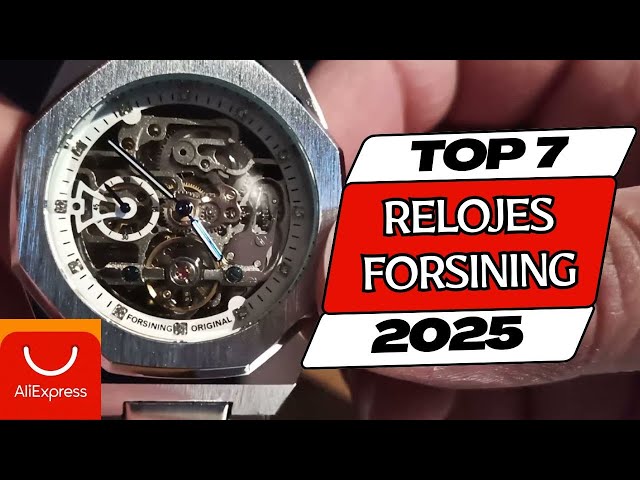 Vídeo relacionado con Forsining Reloj de pulsera de cuero de lujo con movimiento automático para hombre, fase lunar, FSG319M3S2, Correa