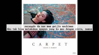 [Indo Sub] Yesung (예성) X Bumkey (범키)  - Carpet Lyrics