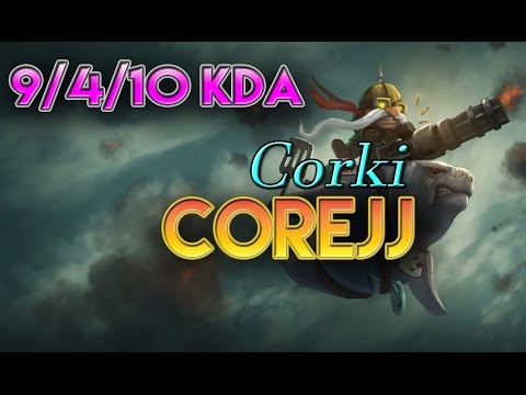 SSG CoreJJ - Corki ADC vs Ezreal - Full Game