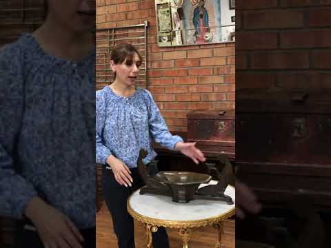 Centro de Mesa Art Deco Hecho de Bronce Emory P. Seidel