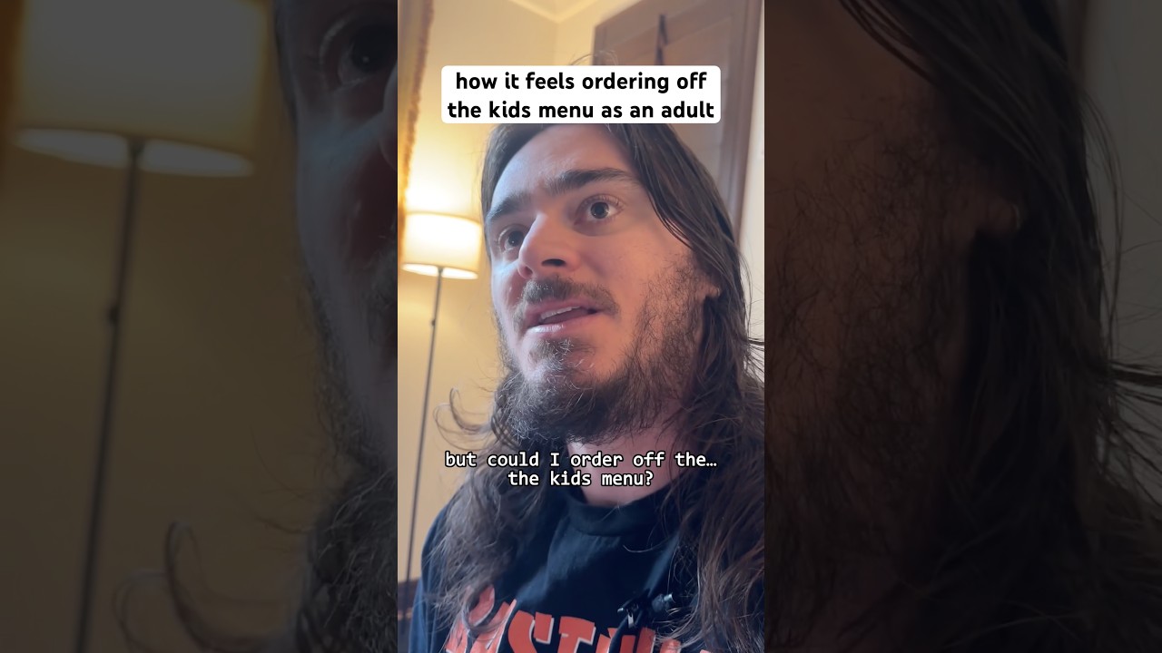 ordering off the kids menu as an adult… #shorts #comedy #funny