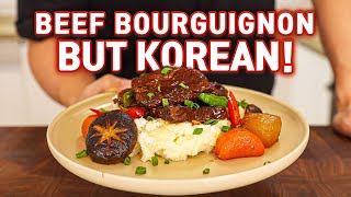 How a Korean Chef Makes Beef Bourguignon With a Korean Twist l But Korean