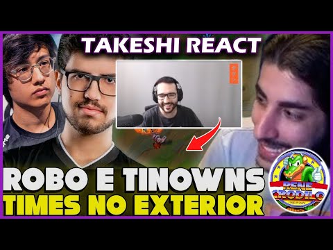 TAKESHI REACT RENECRODILO TESTE ROBO E TINOWNS PARA TIME NO EXTERIOR, SOLOQ DO PIJACK, YODA VS TK
