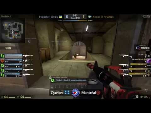 NiP vs FlipSid3(CS:GO)ESWC(BO3)map 2-mirage//12.07.2015