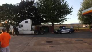 police call on truck broke down at truck stop police call on truck broke down at truck stop