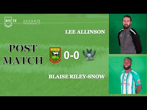 Lee Allinson & Blaise Riley-Snow post match v Salisbury - 19 August 2023